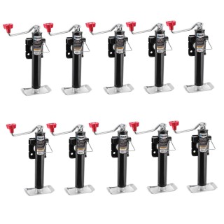 Reese 10-Pack 2K Snap Ring Swivel Trailer Jacks with 10" Lift and Topwind Handle