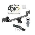 Custom Fit Trailer Hitch Wiring Harness (Plug & Play) 2" Drop Ball-Mount w/ Pin/Clip 1-7/8" Chrome Ball Installation Hardware Installation Instructions 75219 118719 23 63816 Draw-Tite Trailer Tow Hitch 15-23 RAM ProMaster City Complete Pack Trailer Tow Hitch For 15-23 RAM ProMaster City Complete Package w/ Wiring and 1-7/8" Ball