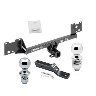 Custom Fit Trailer Hitch 2" Drop Ball-Mount w/ Pin/Clip 1-7/8" and 2" Chrome Ball Installation Hardware Installation Instructions 75219 23 63845 63816 Draw-Tite Trailer Tow Hitch 15-23 RAM ProMaster City Receiver 1-7/8" and 2" Ba Trailer Tow Hitch For 15-23 RAM ProMaster City Receiver w/ 1-7/8" and 2" Ball