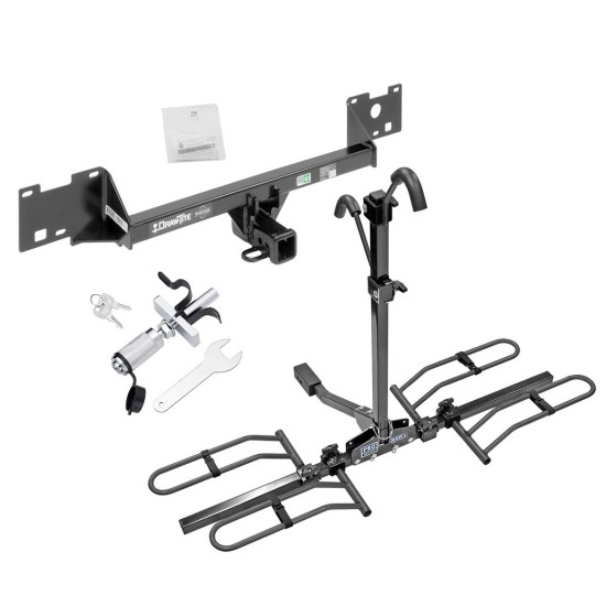 Custom Fit Trailer Hitch 2 Bike Carrier Rail Rack Anti Rattle Device w/ 2 Keys Installation Hardware Installation Instructions 75219 63134 63100 Draw-Tite Trailer Tow Hitch 15-23 RAM ProMaster City Platform Style 2 Bike Rack Anti Rattle Hitch Lock 15 16 Trailer Tow Hitch For 15-23 RAM ProMaster City Platform Style 2 Bike Rack w/ Anti Rattle Hitch Lock