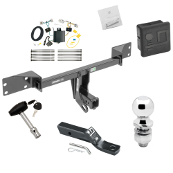 Trailer Tow Hitch For 17-19 Infiniti QX30 Except Sport Deluxe Package Wiring 2" Ball and Lock Trailer Tow Hitch For 17-19 Infiniti QX30 Except Sport Deluxe Package Wiring 2" Ball and Lock