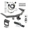 Custom Fit Trailer HitchTow Harness Wiring Package (7-Way) 2" Chrome Ball 2" Drop Ball-Mount w/ Pin/Clip Mounting Bracket for 7-Way Connectors Installation Hardware Installation Instructions 75225 118286 20212 23 63845 Draw-Tite Complete Tow Pac Complete Tow Package For 16-22 Honda Pilot w/ 7-Way RV Wiring Harness Kit 2" Ball and Mount Bracket 2" Receiver Class 3