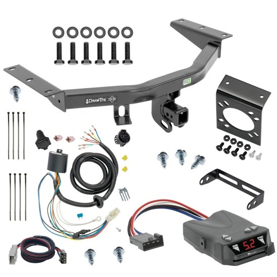 For 2014-2020 Acura MDX Trailer Hitch kit by: Draw-Tite For 2016-2022 Honda Pilot Trailer Hitch Tow PKG w/ Tekonsha Brakeman IV Brake Control + Plug & Play BC Adapter + 7-Way RV Wiring By Draw-Tite