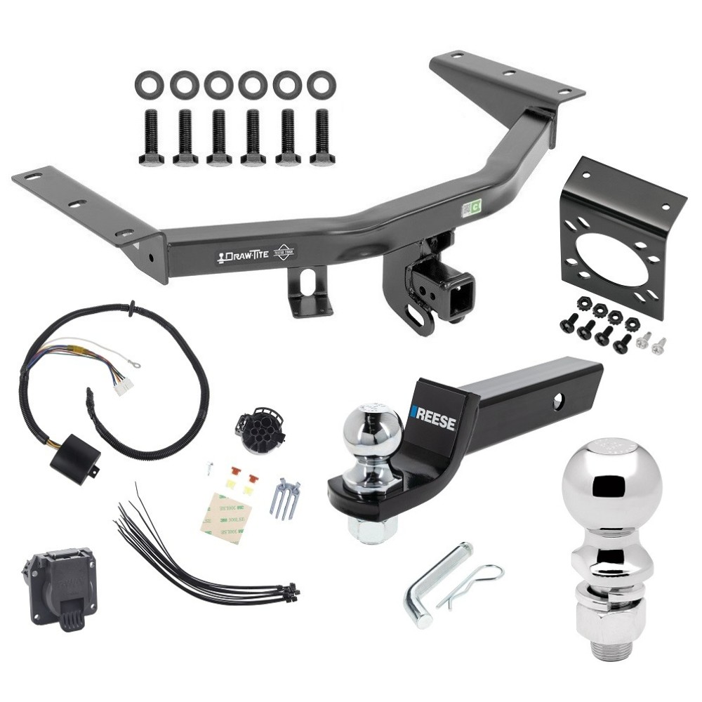 For 2014-2020 Acura MDX Trailer Hitch kit by: Draw-Tite For 2014-2020 Acura MDX Trailer Hitch Tow PKG w/ 7-Way RV Wiring + 2" & 2-5/16" Ball + Drop Mount (Excludes: w/Full Size Spare Tire Models) By Draw-Tite