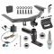 For 2014-2020 Acura MDX Trailer Hitch kit by: Draw-Tite For 2014-2020 Acura MDX Trailer Hitch Tow PKG w/ 4-Flat Wiring + Adjustable Drop Rise Ball Mount + Pin/Clip + Inerchangeable 1-7/8" & 2" & 2-5/16" Balls + Wiring Bracket + Hitch Cover (Excludes: w/Full Size Spare Tire Models) By Dra