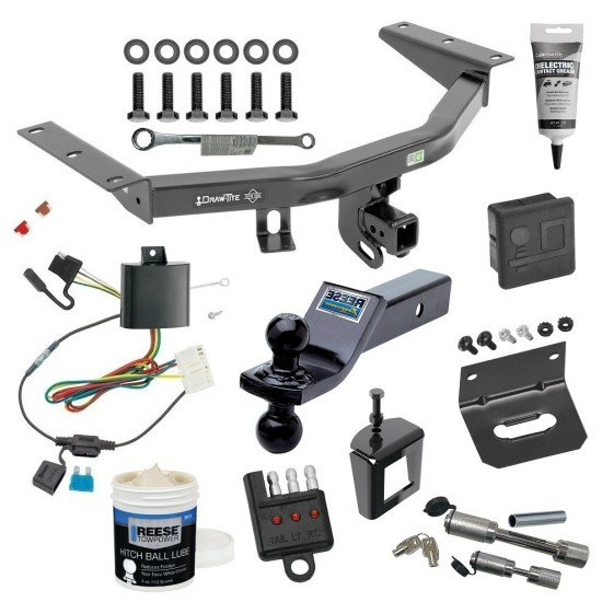 For 2014-2020 Acura MDX Trailer Hitch kit by: Draw-Tite For 2014-2020 Acura MDX Trailer Hitch Tow PKG w/ 4-Flat Wiring + Dual Ball Ball Mount 1-7/8" & 2" Trailer Balls + Wiring Bracket + Hitch Cover + Dual Hitch & Coupler Locks + Wiring Tester + Ball Lube + Electric Grease + Ball Wrench + Ant
