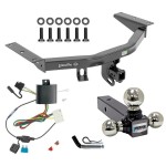 For 2014-2020 Acura MDX Trailer Hitch kit by: Draw-Tite For 2014-2020 Acura MDX Trailer Hitch Tow PKG w/ 4-Flat Wiring + Triple Ball Ball Mount 1-7/8" & 2" & 2-5/16" Trailer Balls + Pin/Clip (Excludes: w/Full Size Spare Tire Models) By Draw-Tite