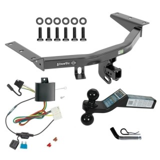 For 2014-2020 Acura MDX Trailer Hitch kit by: Draw-Tite For 2014-2020 Acura MDX Trailer Hitch Tow PKG w/ 4-Flat Wiring + Dual Ball Ball Mount 2" & 2-5/16" Trailer Balls + Pin/Clip (Excludes: w/Full Size Spare Tire Models) By Draw-Tite