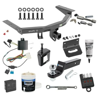 For 2014-2020 Acura MDX Trailer Hitch kit by: Draw-Tite For 2014-2020 Acura MDX Trailer Hitch Tow PKG w/ 4-Flat Wiring + Starter Kit Ball Mount w/ 2" Drop & 2" Ball + Wiring Bracket + Hitch Cover + Dual Hitch & Coupler Locks + Wiring Tester + Ball Lube + Electric Grease + Ball Wrench + Anti R