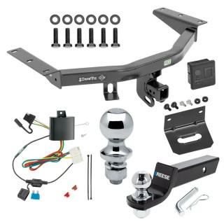For 2014-2020 Acura MDX Trailer Hitch kit by: Draw-Tite For 2014-2020 Acura MDX Trailer Hitch Tow PKG w/ 4-Flat Wiring + Starter Kit Ball Mount w/ 2" Drop & 2" Ball + 1-7/8" Ball + Wiring Bracket + Hitch Cover (Excludes: w/Full Size Spare Tire Models) By Draw-Tite