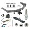 For 2014-2020 Acura MDX Trailer Hitch Tow PKG w/ 4-Flat Wiring + Ball Mount w/ 2" Drop + Interchangeable Ball 1-7/8" & 2" & 2-5/16" (Excludes: w/Full Size Spare Tire Models) By Draw-Tite