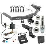 For 2014-2020 Acura MDX Trailer Hitch kit by: Draw-Tite For 2014-2020 Acura MDX Trailer Hitch Tow PKG w/ 4-Flat Wiring + Ball Mount w/ 4" Drop + Interchangeable Ball 1-7/8" & 2" & 2-5/16" + Wiring Bracket + Hitch Cover (Excludes: w/Full Size Spare Tire Models) By Draw-Tite