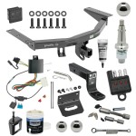 For 2014-2020 Acura MDX Trailer Hitch kit by: Draw-Tite For 2014-2020 Acura MDX Trailer Hitch Tow PKG w/ 4-Flat Wiring + Ball Mount w/ 4" Drop + Interchangeable Ball 1-7/8" & 2" & 2-5/16" + Wiring Bracket + Hitch Cover + Dual Hitch & Coupler Locks + Wiring Tester + Ball Lube + E
