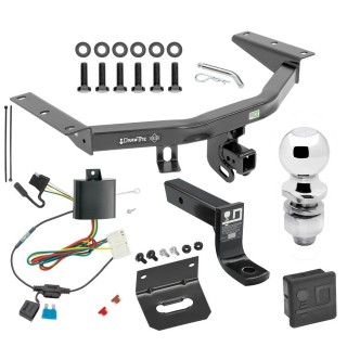 For 2014-2020 Acura MDX Trailer Hitch kit by: Draw-Tite For 2014-2020 Acura MDX Trailer Hitch Tow PKG w/ 4-Flat Wiring + Ball Mount w/ 4" Drop + 2" Ball + Wiring Bracket + Hitch Cover (Excludes: w/Full Size Spare Tire Models) By Draw-Tite