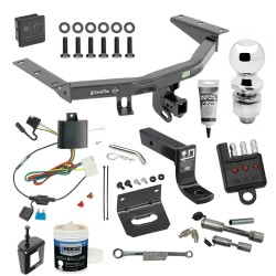 For 2014-2020 Acura MDX Trailer Hitch Tow PKG w/ 4-Flat Wiring + Ball Mount w/ 4" Drop + 2" Ball + Wiring Bracket + Hitch Cover + Dual Hitch & Coupler Locks + Wiring Tester + Ball Lube + Electric Grease + Ball Wrench + Anti Rattle Device For 2014-2020 Acura MDX Trailer Hitch Tow PKG w/ 4-Flat Wiring + Ball Mount w/ 4" Drop + 2" Ball + Wiring Bracket + Hitch Cover + Dual Hitch & Coupler Locks + Wiring Tester + Ball Lube + Electric Grease + Ball Wrench + Anti Rattle Device