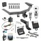 For 2014-2020 Acura MDX Trailer Hitch Tow PKG w/ 4-Flat Wiring + Ball Mount w/ 4" Drop + 2" Ball + Wiring Bracket + Hitch Cover + Dual Hitch & Coupler Locks + Wiring Tester + Ball Lube + Electric Grease + Ball Wrench + Anti Rattle Device (Ex