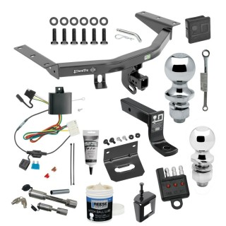 For 2014-2020 Acura MDX Trailer Hitch kit by: Draw-Tite For 2014-2020 Acura MDX Trailer Hitch Tow PKG w/ 4-Flat Wiring + Ball Mount w/ 4" Drop + 2" Ball + 1-7/8" Ball + Wiring Bracket + Hitch Cover + Dual Hitch & Coupler Locks + Wiring Tester + Ball Lube + Electric Grease + Ball Wrench + Ant