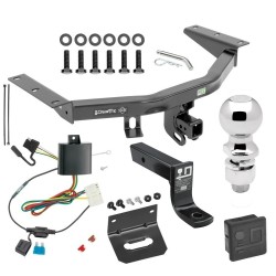 For 2014-2020 Acura MDX Trailer Hitch Tow PKG w/ 4-Flat Wiring + Ball Mount w/ 4" Drop + 2-5/16" Ball + Wiring Bracket + Hitch Cover (Excludes: w/Full Size Spare Tire Models) By Draw-Tite For 2014-2020 Acura MDX Trailer Hitch Tow PKG w/ 4-Flat Wiring + Ball Mount w/ 4" Drop + 2-5/16" Ball + Wiring Bracket + Hitch Cover (Excludes: w/Full Size Spare Tire Models) By Draw-Tite