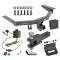 For 2014-2020 Acura MDX Trailer Hitch kit by: Draw-Tite For 2014-2020 Acura MDX Trailer Hitch Tow PKG w/ 4-Flat Wiring + Clevis Hitch Ball Mount w/ 2" Ball + Pin/Clip + Wiring Bracket + Hitch Cover (Excludes: w/Full Size Spare Tire Models) By Draw-Tite