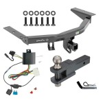 For 2014-2020 Acura MDX Trailer Hitch kit by: Draw-Tite For 2014-2020 Acura MDX Trailer Hitch Tow PKG w/ 4-Flat Wiring + Clevis Hitch Ball Mount w/ 2" Ball + Pin/Clip (Excludes: w/Full Size Spare Tire Models) By Draw-Tite