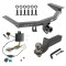 For 2014-2020 Acura MDX Trailer Hitch Tow PKG w/ 4-Flat Wiring + Interlock Tactical Starter Kit w/ 2" Drop & 2" Ball (Excludes: w/Full Size Spare Tire Models) By Draw-Tite