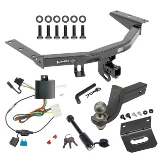 For 2014-2020 Acura MDX Trailer Hitch kit by: Draw-Tite For 2014-2020 Acura MDX Trailer Hitch Tow PKG w/ 4-Flat Wiring + Interlock Tactical Starter Kit w/ 3-1/4" Drop & 2" Ball + Tactical Dogbone Lock + Wiring Bracket (Excludes: w/Full Size Spare Tire Models) By Draw-Tite