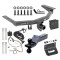 For 2016-2022 Honda Pilot Trailer Hitch Tow PKG w/ 4-Flat Wiring + Dual Ball Ball Mount 1-7/8" & 2" Trailer Balls + Pin/Clip + Wiring Bracket + Hitch Cover By Draw-Tite