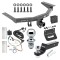 For 2016-2022 Honda Pilot Trailer Hitch Tow PKG w/ 4-Flat Wiring + Starter Kit Ball Mount w/ 2" Drop & 2" Ball + 1-7/8" Ball + Wiring Bracket + Hitch Cover By Draw-Tite
