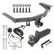 For 2016-2022 Honda Pilot Trailer Hitch Tow PKG w/ 4-Flat Wiring + Interlock Tactical Starter Kit w/ 2" Drop & 2" Ball By Draw-Tite