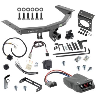 For 2014-2020 Acura MDX Trailer Hitch kit by: Draw-Tite For 2014-2020 Acura MDX Trailer Hitch Tow PKG w/ 8K Round Bar Weight Distribution Hitch w/ 2-5/16" Ball + Pin/Clip + Tekonsha Brakeman IV Brake Control + Plug & Play BC Adapter + 7-Way RV Wiring (Excludes: w/Full Size Spare Tire Models) By Draw-T