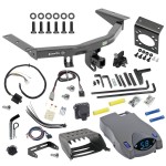 For 2014-2020 Acura MDX Trailer Hitch kit by: Draw-Tite For 2014-2020 Acura MDX Trailer Hitch Tow PKG w/ 8K Round Bar Weight Distribution Hitch w/ 2-5/16" Ball + Pin/Clip + Tekonsha Prodigy P2 Brake Control + Plug & Play BC Adapter + 7-Way RV Wiring (Excludes: w/Full Size Spare Tire Models) By Draw-Ti