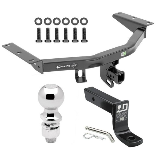 For 2016-2022 Honda Pilot Trailer Hitch Tow PKG w/ Ball Mount w/ 4" Drop + 2-5/16" Ball By Draw-Tite