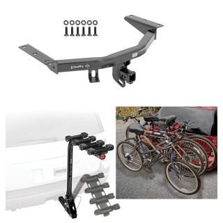 Custom Fit Trailer Hitch 4 Bike Carrier Installation Hardware Installation Instructions 75225 63124 Draw-Tite Trailer Hitch 4 Bike Rack 16-22 Honda Pilot 14-20 Acura MDX Approved Recreational Offroad Use Carrier Adult Woman or Child Bicycles Foldable 14 Trailer Hitch w/ 4 Bike Rack For 16-22 Honda Pilot 14-20 Acura MDX Approved for Recreational & Offroad Use Carrier for Adult Woman or Child Bicycles Foldable
