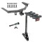 For 2014-2020 Acura MDX Trailer Hitch kit by: Draw-Tite For 2016-2022 Honda Pilot Trailer Hitch Tow PKG w/ 4 Bike Carrier Rack + Hitch Lock By Draw-Tite