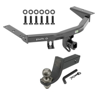 For 2016-2022 Honda Pilot Trailer Hitch Tow PKG + Interlock Tactical Starter Kit w/ 3-1/4" Drop & 2" Ball By Draw-Tite
