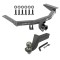 For 2016-2022 Honda Pilot Trailer Hitch Tow PKG + Interlock Tactical Starter Kit w/ 3-1/4" Drop & 2" Ball By Draw-Tite