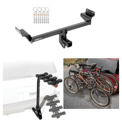 Trailer Hitch w/ 4 Bike Rack For 15-24 Ford Edge 16-18 Lincoln MKX 19-23 Nautilus Approved for Recreational & Offroad Use Carrier for Adult Woman or Child Bicycles Foldable Trailer Hitch w/ 4 Bike Rack For 15-24 Ford Edge 16-18 Lincoln MKX 19-23 Nautilus Approved for Recreational & Offroad Use Carrier for Adult Woman or Child Bicycles Foldable