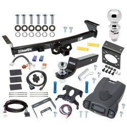 For 2005-2024 Nissan Frontier Trailer Hitch Tow PKG w/ Tekonsha Prodigy P3 Brake Control + Plug & Play BC Adapter + 7-Way RV Wiring + 2" & 2-5/16" Ball & Drop Mount By Draw-Tite For 2005-2024 Nissan Frontier Trailer Hitch Tow PKG w/ Tekonsha Prodigy P3 Brake Control + Plug & Play BC Adapter + 7-Way RV Wiring + 2" & 2-5/16" Ball & Drop Mount By Draw-Tite