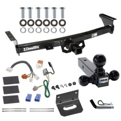 For 2005-2023 Nissan Frontier Trailer Hitch Tow PKG w/ 4-Flat Wiring Harness + Triple Ball Ball Mount 1-7/8" & 2" & 2-5/16" Trailer Balls + Pin/Clip + Wiring Bracket By Draw-Tite For 2005-2023 Nissan Frontier Trailer Hitch Tow PKG w/ 4-Flat Wiring Harness + Triple Ball Ball Mount 1-7/8" & 2" & 2-5/16" Trailer Balls + Pin/Clip + Wiring Bracket By Draw-Tite