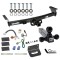 For 2005-2023 Nissan Frontier Trailer Hitch Tow PKG w/ 4-Flat Wiring Harness + Triple Ball Ball Mount 1-7/8" & 2" & 2-5/16" Trailer Balls + Pin/Clip + Wiring Bracket By Draw-Tite