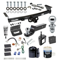 For 05-23 Nissan Frontier Trailer Hitch Tow PKG Wiring + Starter Kit Ball Mount w/ 2" Drop & 2" +1-7/8" Ball+Wiring Bracket + Dual Hitch & Coupler Locks +Wiring Tester + Ball Lube +Electric Grease + Ball Wrench + Anti Rattle Device For 05-23 Nissan Frontier Trailer Hitch Tow PKG Wiring + Starter Kit Ball Mount w/ 2" Drop & 2" +1-7/8" Ball+Wiring Bracket + Dual Hitch & Coupler Locks +Wiring Tester + Ball Lube +Electric Grease + Ball Wrench + Anti Rattle Device