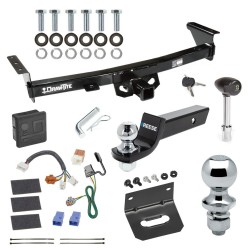 For 2005-2023 Nissan Frontier Trailer Hitch Tow PKG w/ 4-Flat Wiring + Starter Kit Ball Mount w/ 2" Drop & 2" Ball + 2-5/16" Ball + Wiring Bracket + Hitch Lock + Hitch Cover By Draw-Tite For 2005-2023 Nissan Frontier Trailer Hitch Tow PKG w/ 4-Flat Wiring + Starter Kit Ball Mount w/ 2" Drop & 2" Ball + 2-5/16" Ball + Wiring Bracket + Hitch Lock + Hitch Cover By Draw-Tite