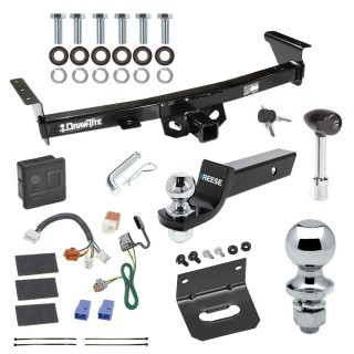 For 2005-2023 Nissan Frontier Trailer Hitch kit by: Draw-Tite For 2005-2023 Nissan Frontier Trailer Hitch Tow PKG w/ 4-Flat Wiring + Starter Kit Ball Mount w/ 2" Drop & 2" Ball + 2-5/16" Ball + Wiring Bracket + Hitch Lock + Hitch Cover By Draw-Tite