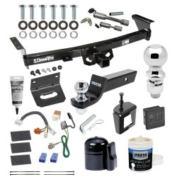 For 05-23 Nissan Frontier Trailer Hitch Tow PKG Wiring + Starter Kit Ball Mount w/ 2" Drop & 2" + 2-5/16" Ball + Bracket + Dual Hitch Coupler Locks + Cover+Wiring Tester + Ball Lube +Electric Grease+Ball Wrench+Anti Rattle Device For 05-23 Nissan Frontier Trailer Hitch Tow PKG Wiring + Starter Kit Ball Mount w/ 2" Drop & 2" + 2-5/16" Ball + Bracket + Dual Hitch Coupler Locks + Cover+Wiring Tester + Ball Lube +Electric Grease+Ball Wrench+Anti Rattle Device