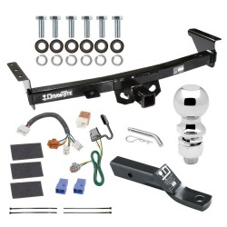 For 2005-2023 Nissan Frontier Trailer Hitch Tow PKG w/ 4-Flat Wiring + Ball Mount w/ 2" Drop + 2-5/16" Ball By Draw-Tite For 2005-2023 Nissan Frontier Trailer Hitch Tow PKG w/ 4-Flat Wiring + Ball Mount w/ 2" Drop + 2-5/16" Ball By Draw-Tite