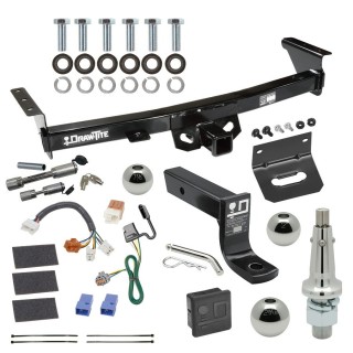 For 2005-2023 Nissan Frontier Trailer Hitch kit by: Draw-Tite For 2005-2023 Nissan Frontier Trailer Hitch Tow PKG w/ 4-Flat Wiring + Ball Mount w/ 4" Drop + Interchangeable Ball 1-7/8" & 2" & 2-5/16" + Wiring Bracket + Dual Hitch & Coupler Locks + Hitch Cover By Draw-Tite