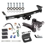For 2005-2023 Nissan Frontier Trailer Hitch kit by: Draw-Tite For 2005-2023 Nissan Frontier Trailer Hitch Tow PKG w/ 4-Flat Wiring Harness + Adjustable Drop Rise Triple Ball Ball Mount 1-7/8" & 2" & 2-5/16" Trailer Balls + Pin/Clip + Wiring Bracket By Draw-Tite