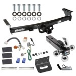 For 2005-2023 Nissan Frontier Trailer Hitch kit by: Draw-Tite For 2005-2023 Nissan Frontier Trailer Hitch Tow PKG w/ 4-Flat Wiring Harness + Triple Ball Ball Mount 1-7/8" & 2" & 2-5/16" Trailer Balls w/ Tow Hook + Pin/Clip + Wiring Bracket By Draw-Tite