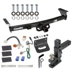 For 2005-2023 Nissan Frontier Trailer Hitch kit by: Draw-Tite For 2005-2023 Nissan Frontier Trailer Hitch Tow PKG w/ 4-Flat Wiring Harness + Adjustable Drop Rise Clevis Hitch Ball Mount w/ 2" Ball + Pin/Clip + Wiring Bracket By Draw-Tite