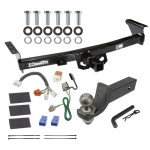 For 2005-2023 Nissan Frontier Trailer Hitch kit by: Draw-Tite For 2005-2023 Nissan Frontier Trailer Hitch Tow PKG w/ 4-Flat Wiring + Interlock Tactical Starter Kit w/ 2" Drop & 2" Ball By Draw-Tite